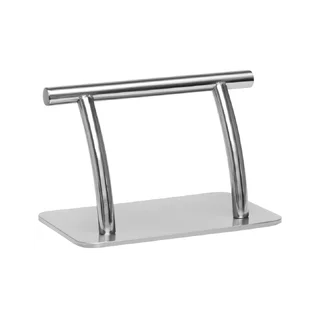Reposapiés plateado para peluquería - Gabbiano L005S