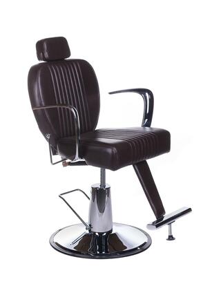 Silla de barbero marrón OLAF Retro BH-3273