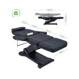 Sillón de tratamiento eléctrico - Selia PRO 4 - negro