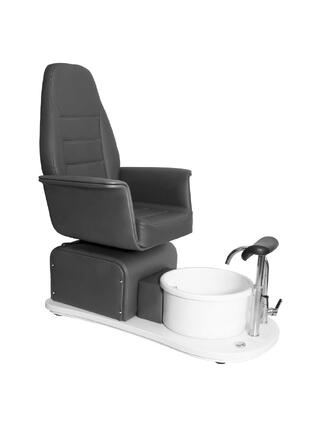Sillón de pedicura SPA con pediluvio - Gris