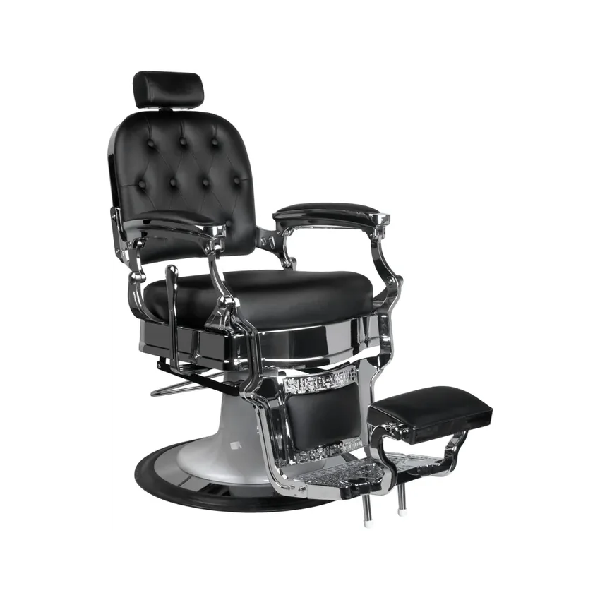 Silla de barbero Gabbiano Retro Ernesto - Negra