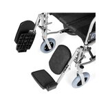 Silla de ruedas reclinable en aluminio