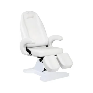 Sillón hidráulico blanco para el cuidado de los pies 112