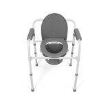 Asiento de inodoro plegable con liberación rápida