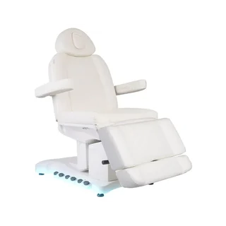 Sillón eléctrico calefactado Azzurro 708B 4 motores - blanco