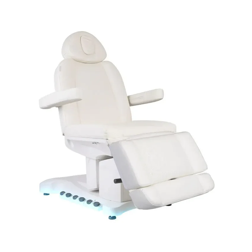 Sillón eléctrico calefactado Azzurro 708B 4 motores - blanco