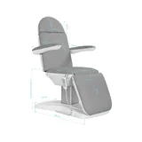 Sillón de tratamiento con elevación de columna eléctrica Eclipse 3 gris