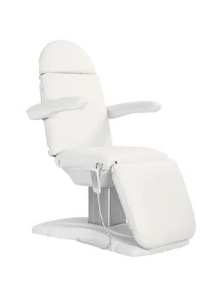 Sillón eléctrico de columna Eclipse, 4 motores, color blanco