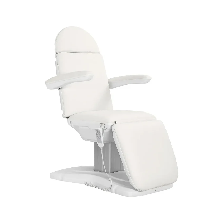 Sillón eléctrico de columna Eclipse, 4 motores, color blanco