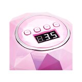 Lámpara LED UV brillante de 86 W, color rosa perla.