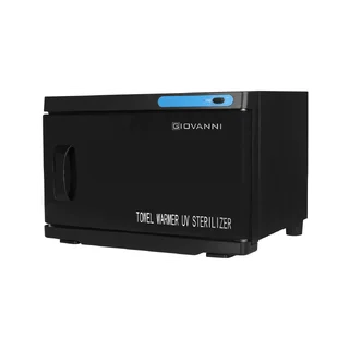 Calentador de toallas con esterilizador UV 16 litros Negro