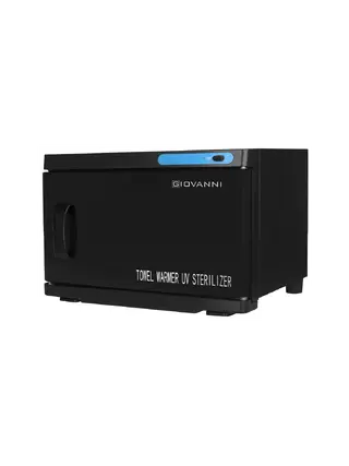 Calentador de toallas con esterilizador UV 16 litros Negro
