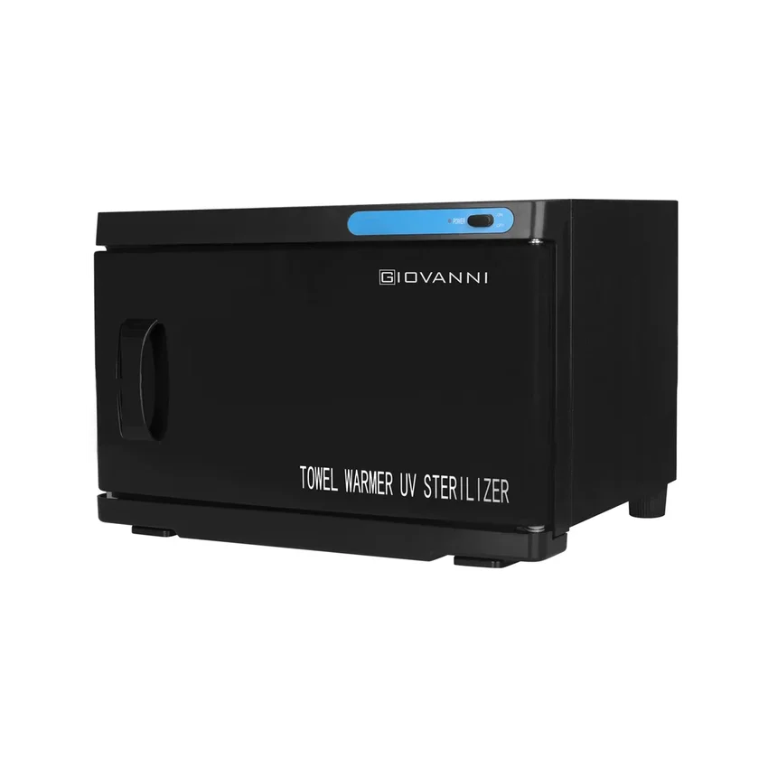 Calentador de toallas con esterilizador UV 16 litros Negro