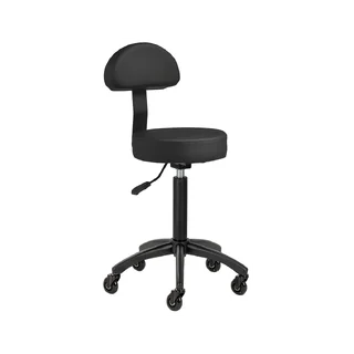 Taburete de barbero Gabbiano D026 negro