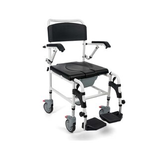 Silla de ruedas para ducha e inodoro 3 en 1 - MASTER