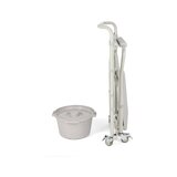 Silla de ducha plegable con función de inodoro – Ruedas con freno
