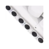 Sillón eléctrico calefactado Azzurro 708B 4 motores - blanco