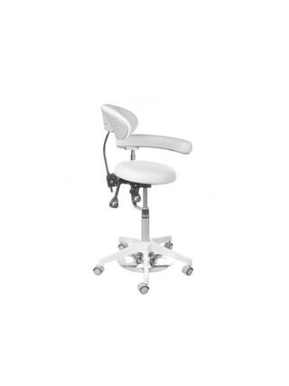 Taburete médico con respaldo BD-Y914 Blanco