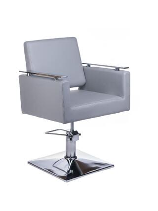 Sillón de barbero gris MILO BH-6333