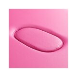 Camilla de masaje plegable Balance de madera, 2 piezas, rosa y negro.
