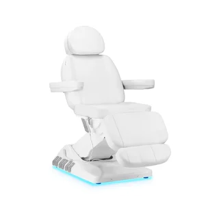 Sillón de belleza eléctrico de lujo, 3 motores con control de pie.
