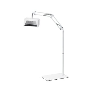 Lámpara UV LED Glow 112 con base metálica de 48 W para pedicura con soporte.