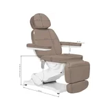 Sillón de tratamiento eléctrico SILLON CLASSIC de 3 motores - marrón