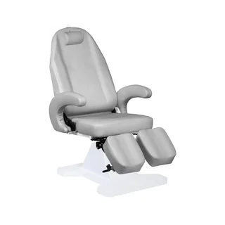 Sillón hidráulico para el cuidado de los pies, color gris, 112