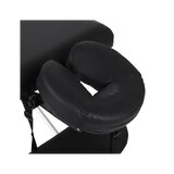 Camilla de masaje portátil Nina Comfy Base K515 Negra