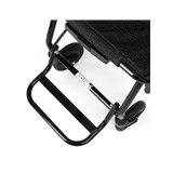 Transporte de silla de ruedas plegable con asa