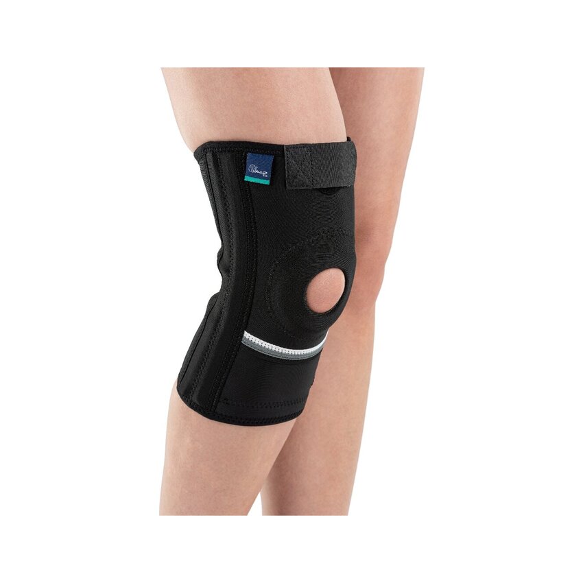 Soporte de rodilla con estabilizador de rótula