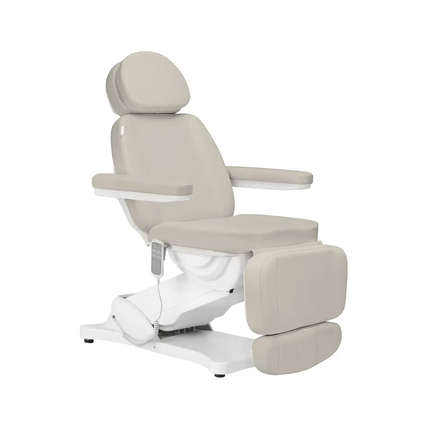 Sillón de tratamiento eléctrico EL - 3 motores, color Sal Marina