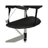 Camilla de masaje portátil exclusiva Estetic Black Comfy Base K515
