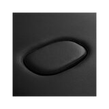 Camilla de masaje plegable Balance Lux de madera, 2 piezas, 190x70 cm, color negro.