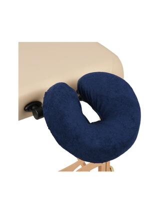 Funda de reposacabezas de tela de rizo - azul