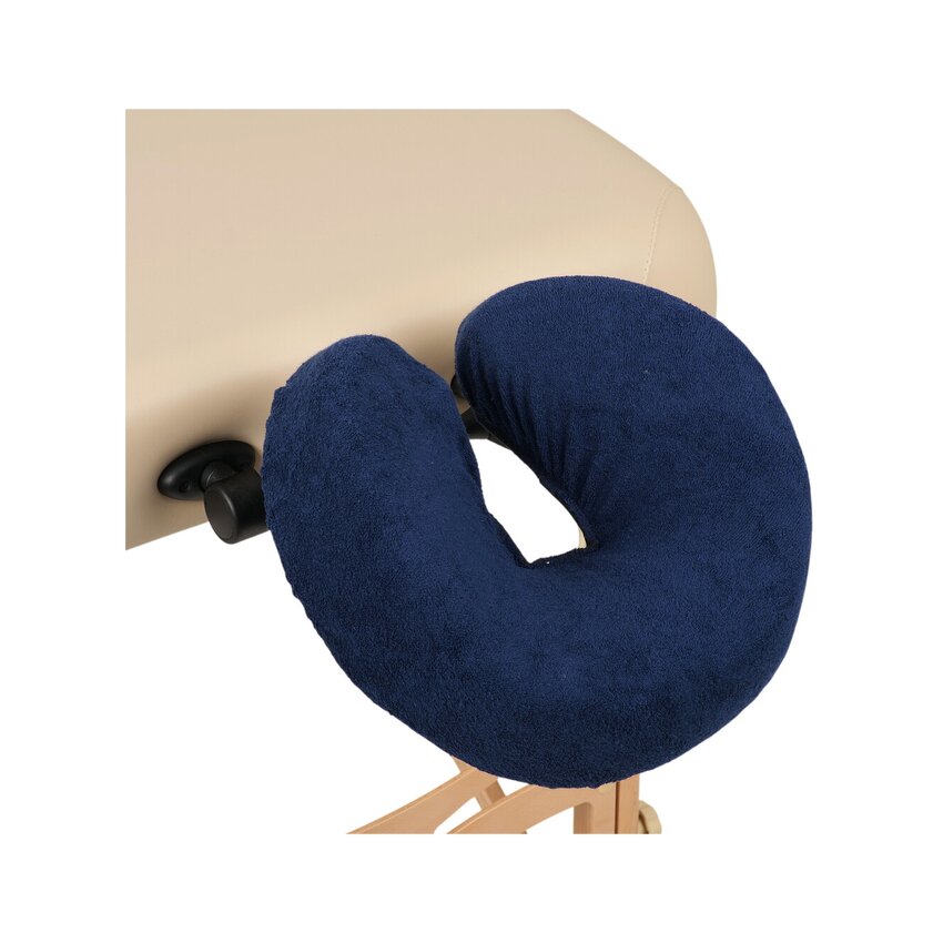 Funda de reposacabezas de tela de rizo - azul