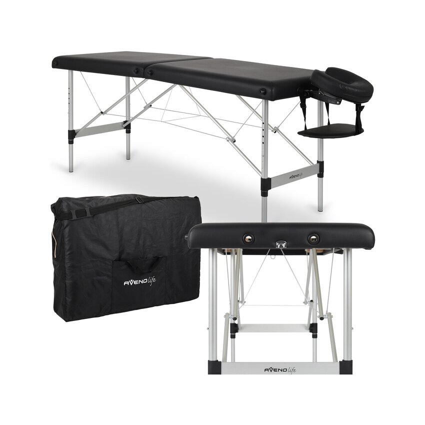 Camilla de masaje portátil Nina Comfy Base K515 Negra