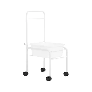 Baño de pies con ruedas - Blanco