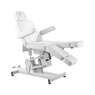Sillón eléctrico de pedicura cosmética Azzurro 706, 1 motor, blanco