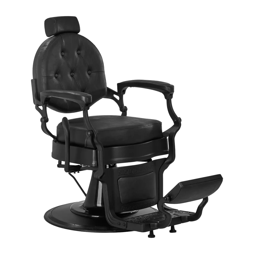 Silla de barbero President Black