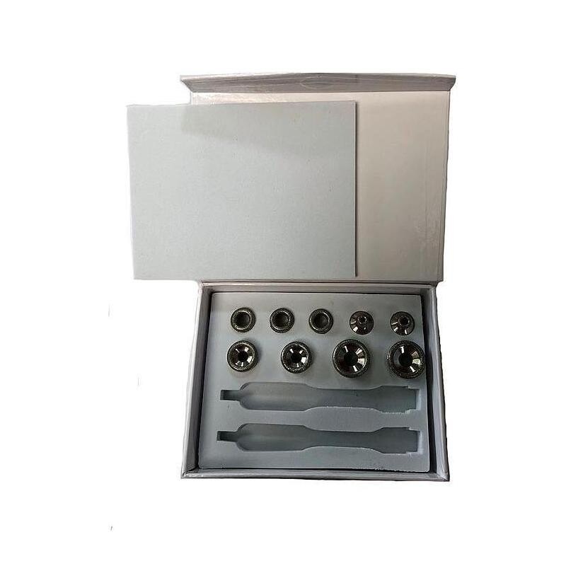 Diamanthuvud för mikrodermabrasion – Set med 9 st